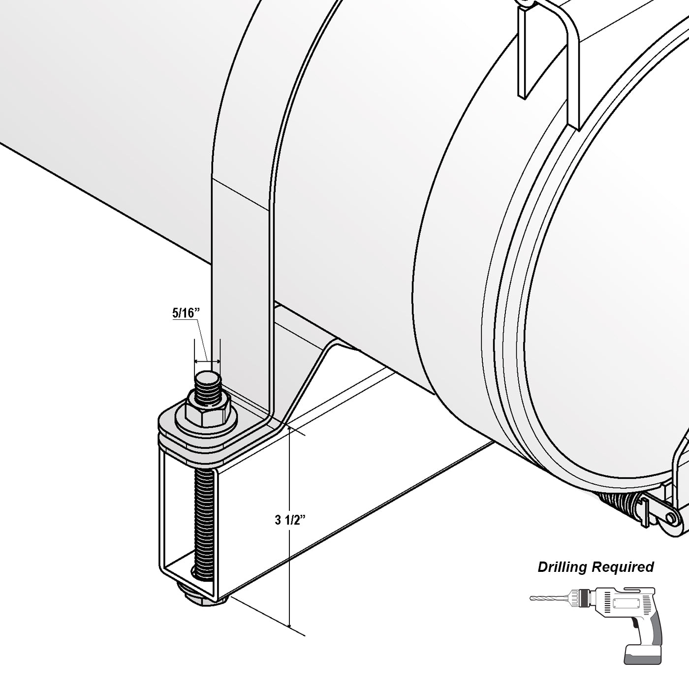 Vantech Conduit Carrier System - 6-in x 128-in