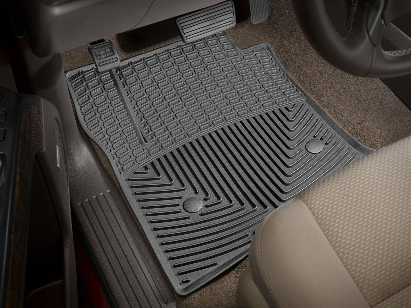 WeatherTech All Weather Floor Mats for Chevrolet/GMC Silverado/Sierra (2014-2019) DOUBLE/CREW CAB - Front