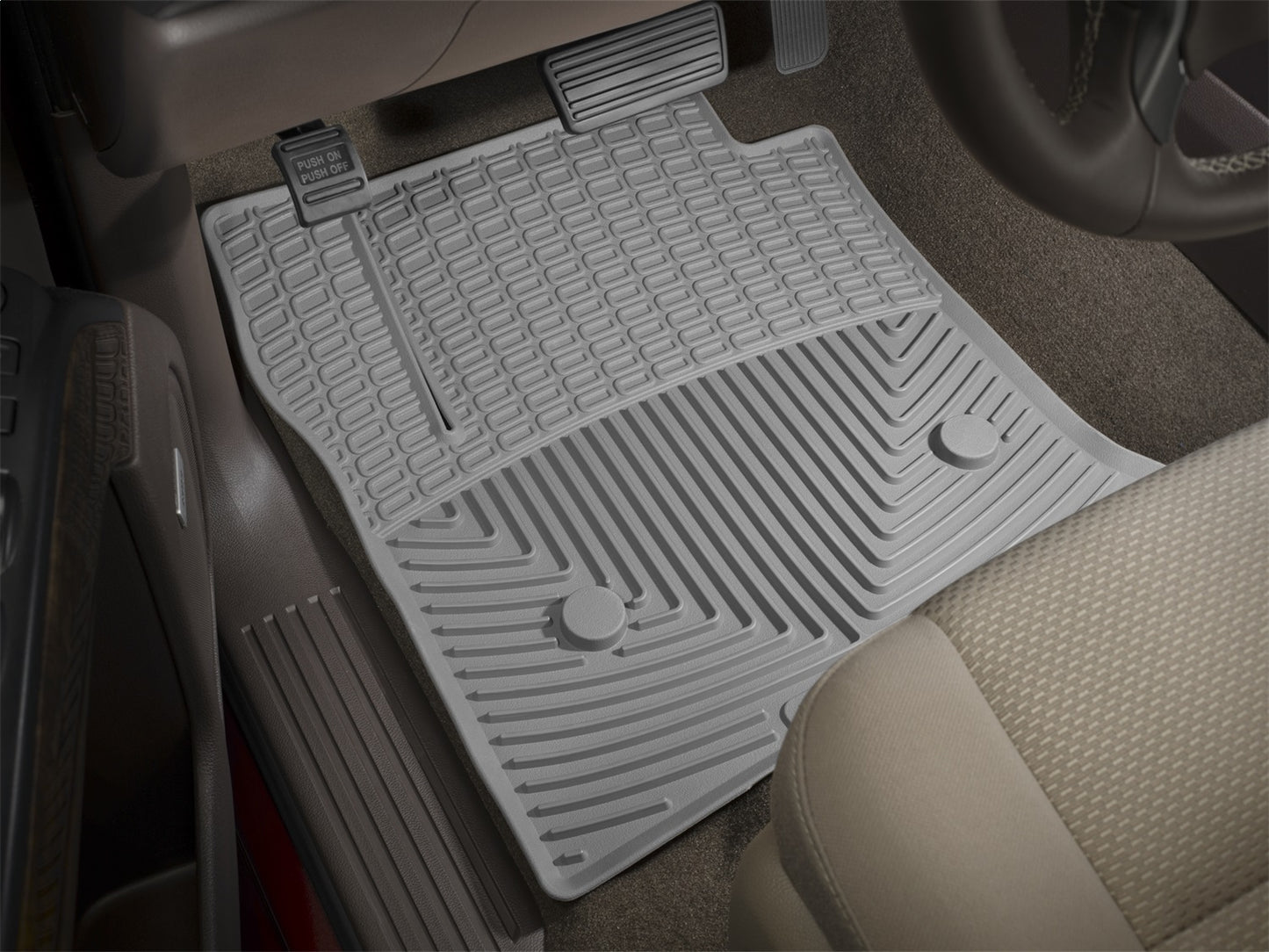 WeatherTech All Weather Floor Mats for Ford F-250, F-350 Super Duty (2017-2023) SUPERCAB/SUPERCREW - Front