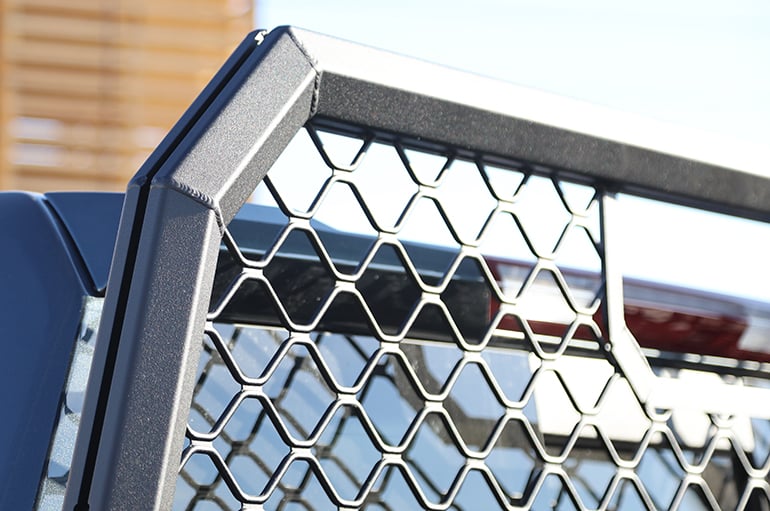 Dee Zee Welded Mesh Headache Rack (Universal) - Textured Black