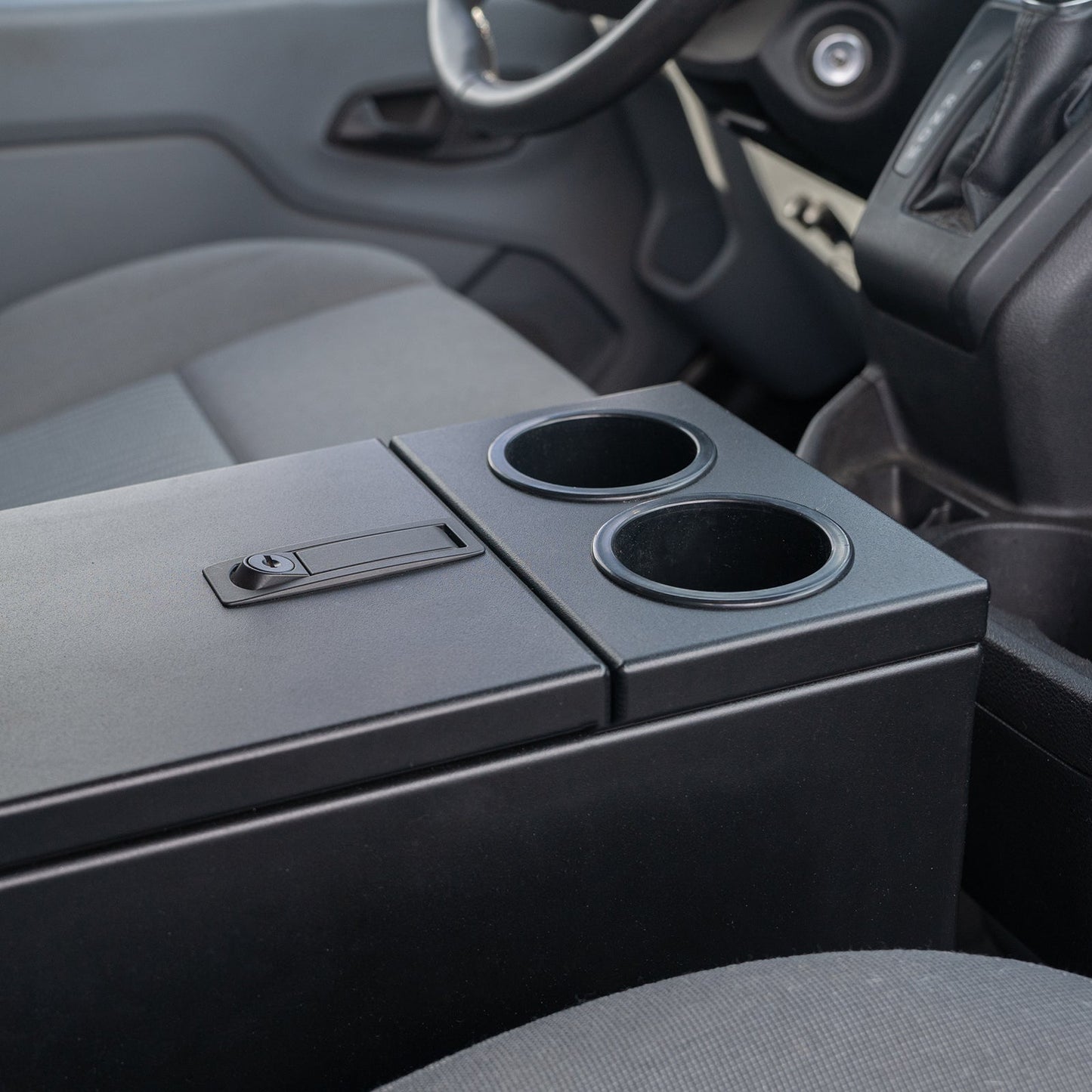 Van Mart Center Console Lock Box for Ford Transit 148/148 Ext (2015+) - CC260