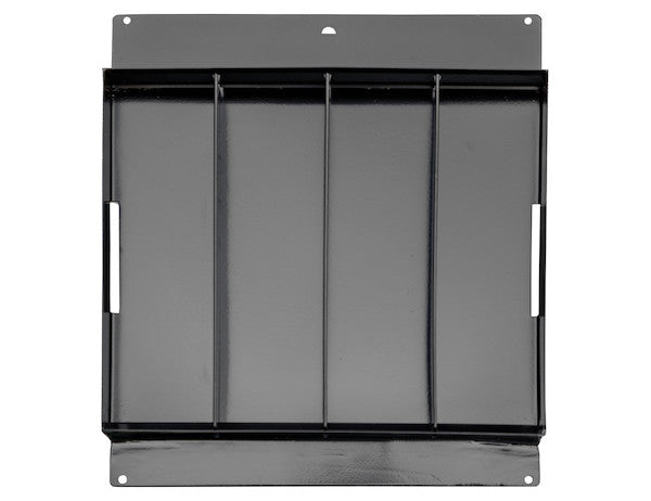 Buyers Products 18x27x71-in Gloss Black Diamond Tread Aluminum Crossover Truck Box - 1729420
