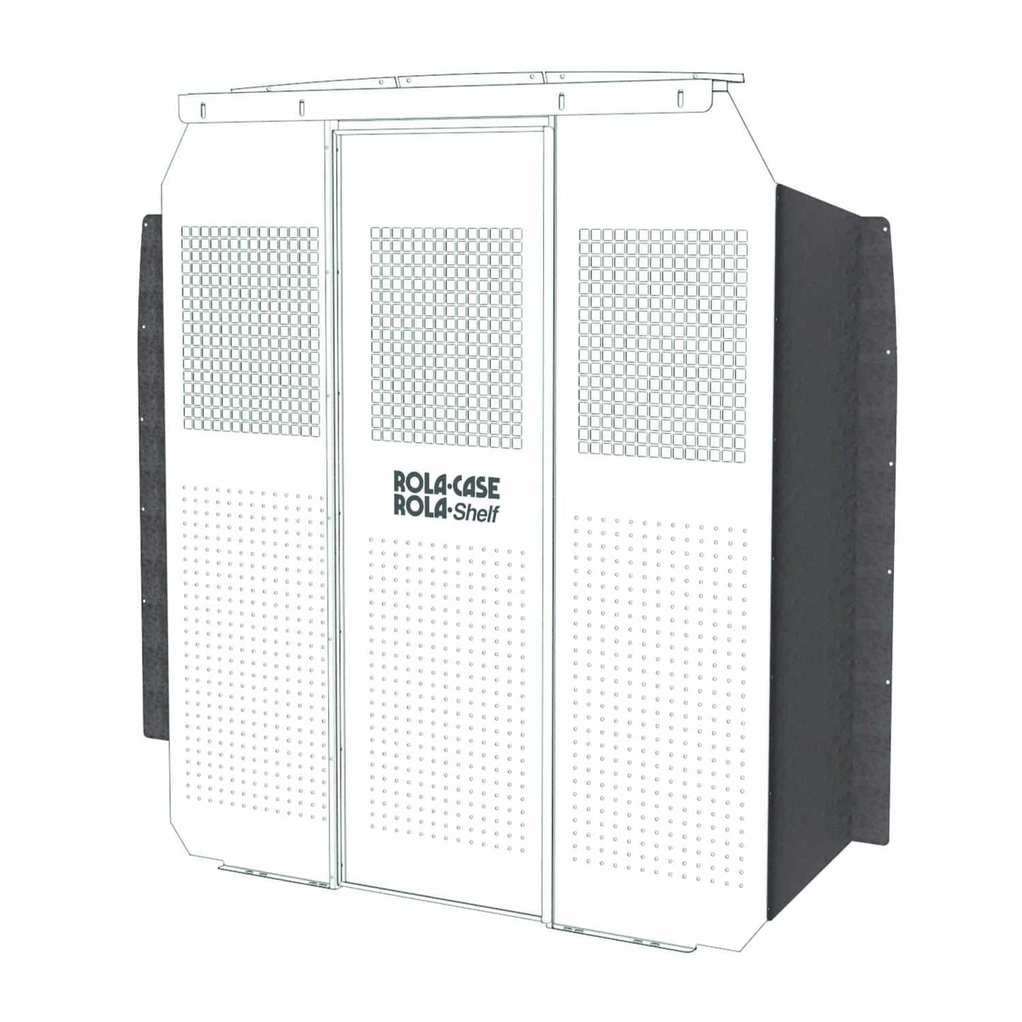 Rola-Case Deep Setback Partition Wing Kit for RAM ProMaster