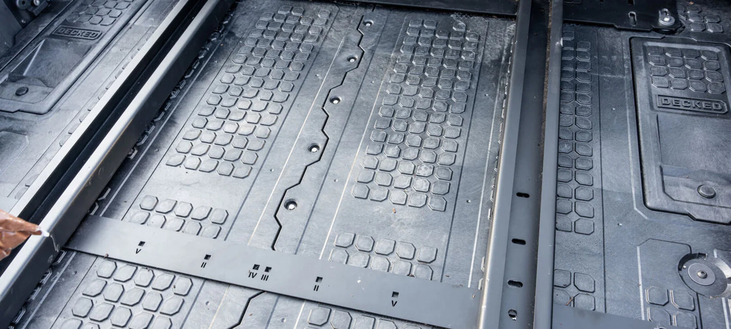 CargoGlide 2.0 Mounting Brackets for DECKED vX & vY Drawer Systems