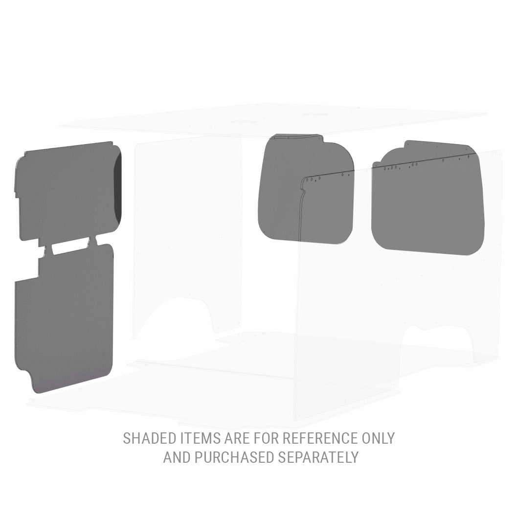 EconoLite Non-Insulated Door Liners for Nissan NV Full Size Cargo Vans - FLEET ONLY