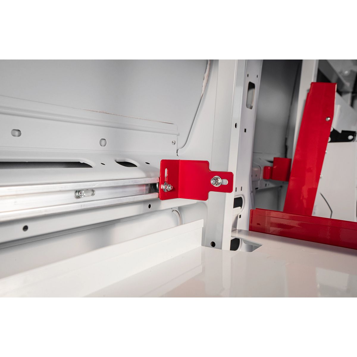Weather Guard Folding Shelves Mounting Rails for Mercedes Sprinter - All WB - Driver Front Only - DRMSAF
