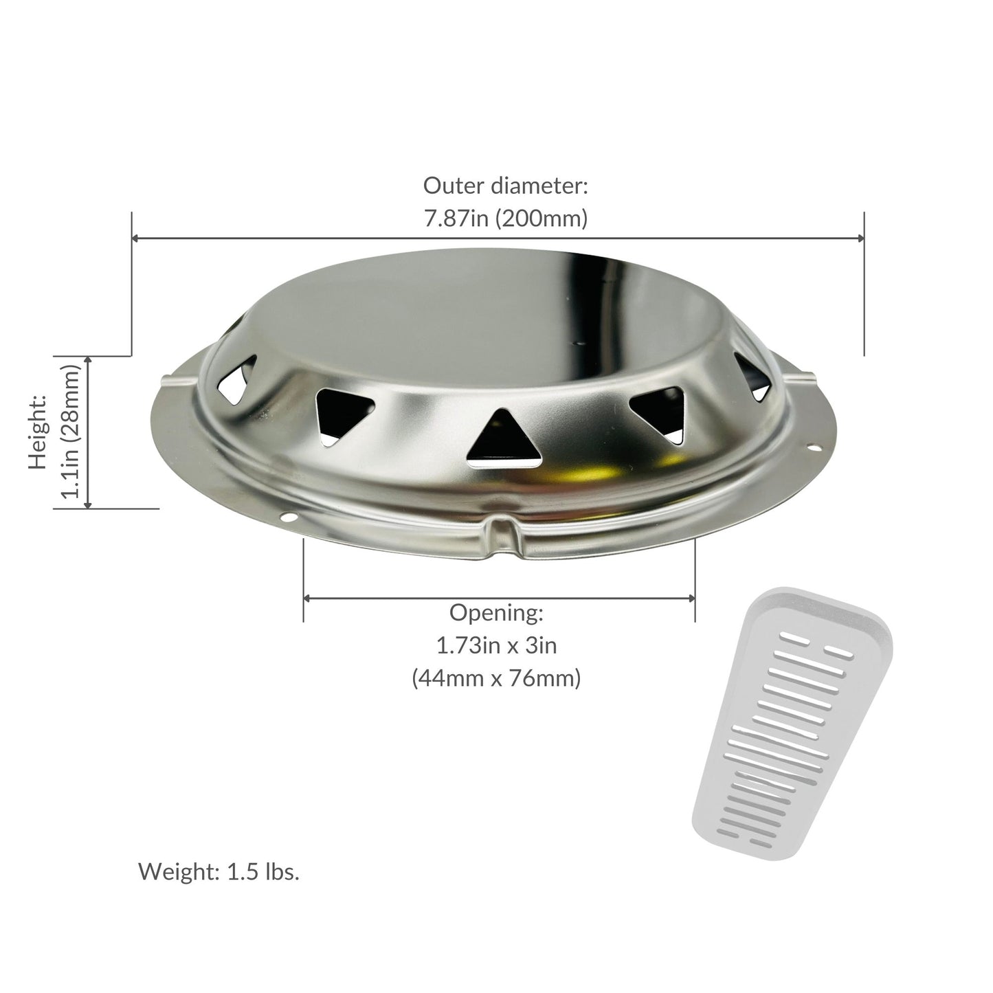 Deck-Matic Aerator/Ventilator Cargo Van Roof Vent - Rectangle Shutter