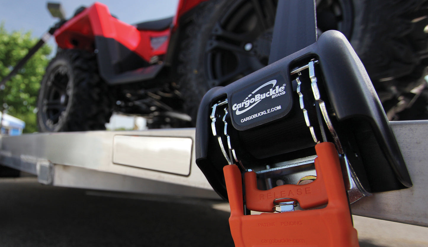 2″ CargoBuckle [G3] Retractable Ratchet Tie-Down System (2 Pack)