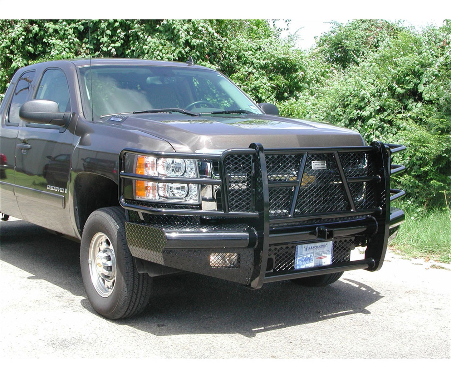 Ranch Hand Legend Series Front Bumper with Grille Guard for Chevrolet Silverado HD (2007-2010) - FBC081BLR