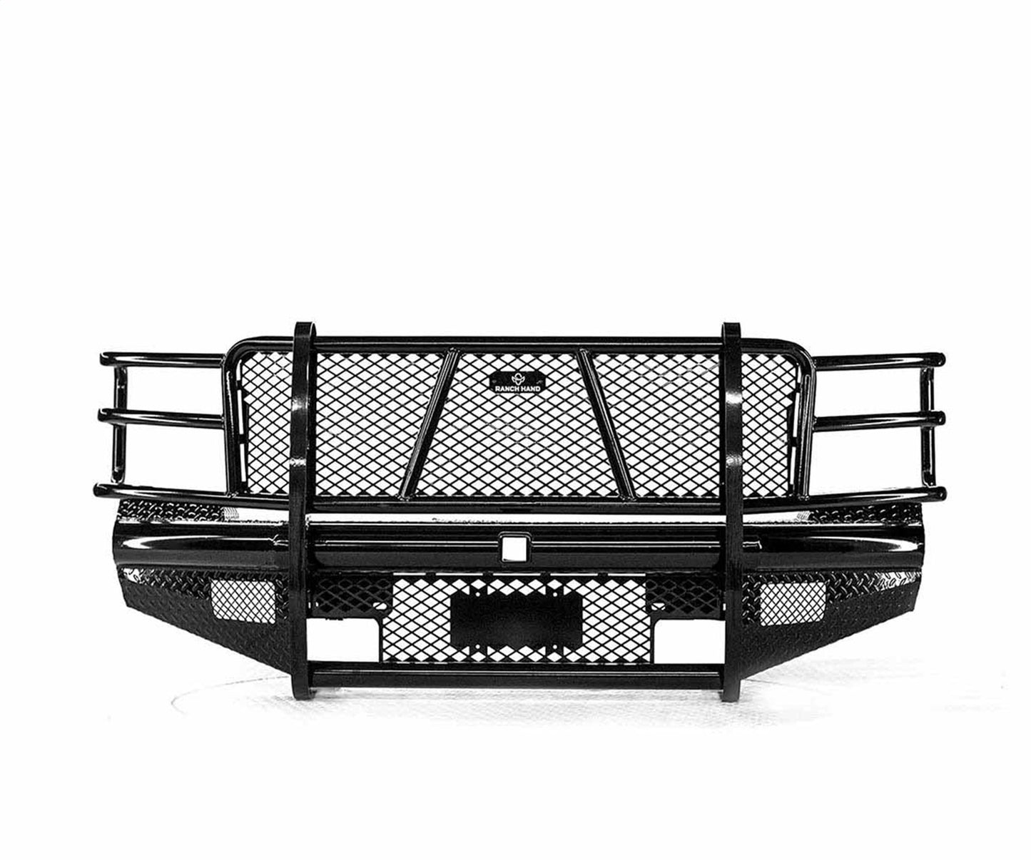 Ranch Hand Legend Series Front Bumper with Grille Guard for Chevrolet Silverado HD (2011-2014) - FBC111BLR