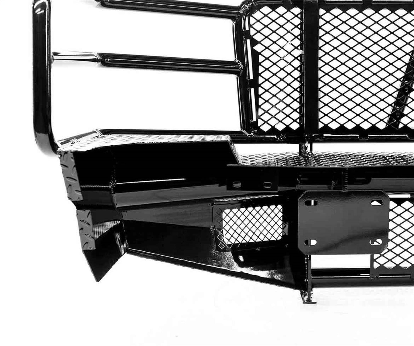 Ranch Hand Legend Series Front Bumper with Grille Guard for Chevrolet Silverado HD (2011-2014) - FBC111BLR