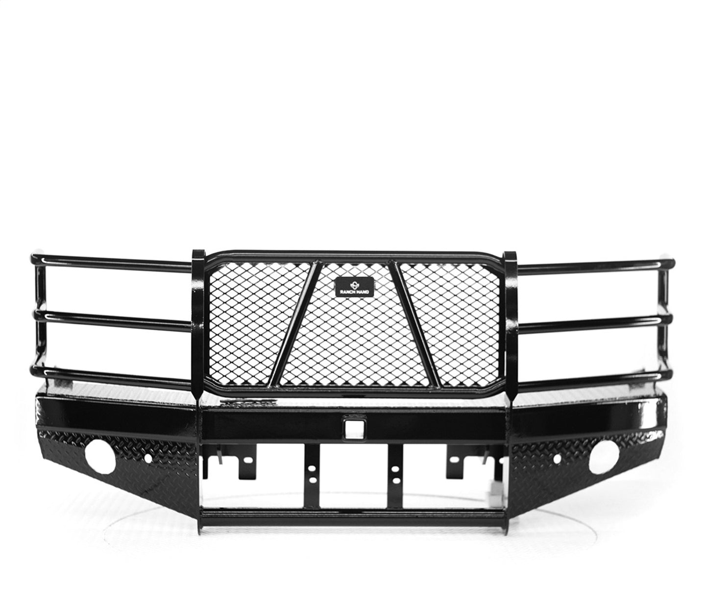 Ranch Hand Sport Series Front Bumper with Grille Guard for Chevrolet Silverado HD (2015-2019) - FBC155BLR