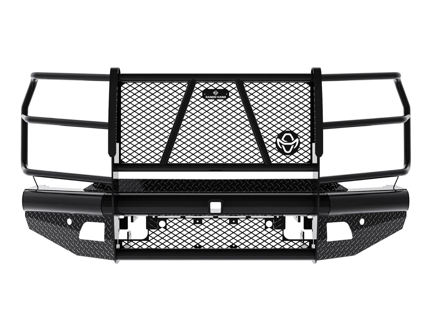 Ranch Hand Legend Series Front Bumper with Grille Guard for Chevrolet Silverado HD (2020-2023) - FBC201BLR