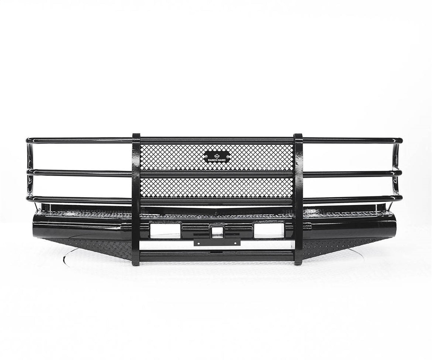 Ranch Hand Legend Series Front Bumper with Grille Guard for Chevrolet/GMC C/K-Series Pickups, GMC Jimmy (1988-2000) - FBC881BLR