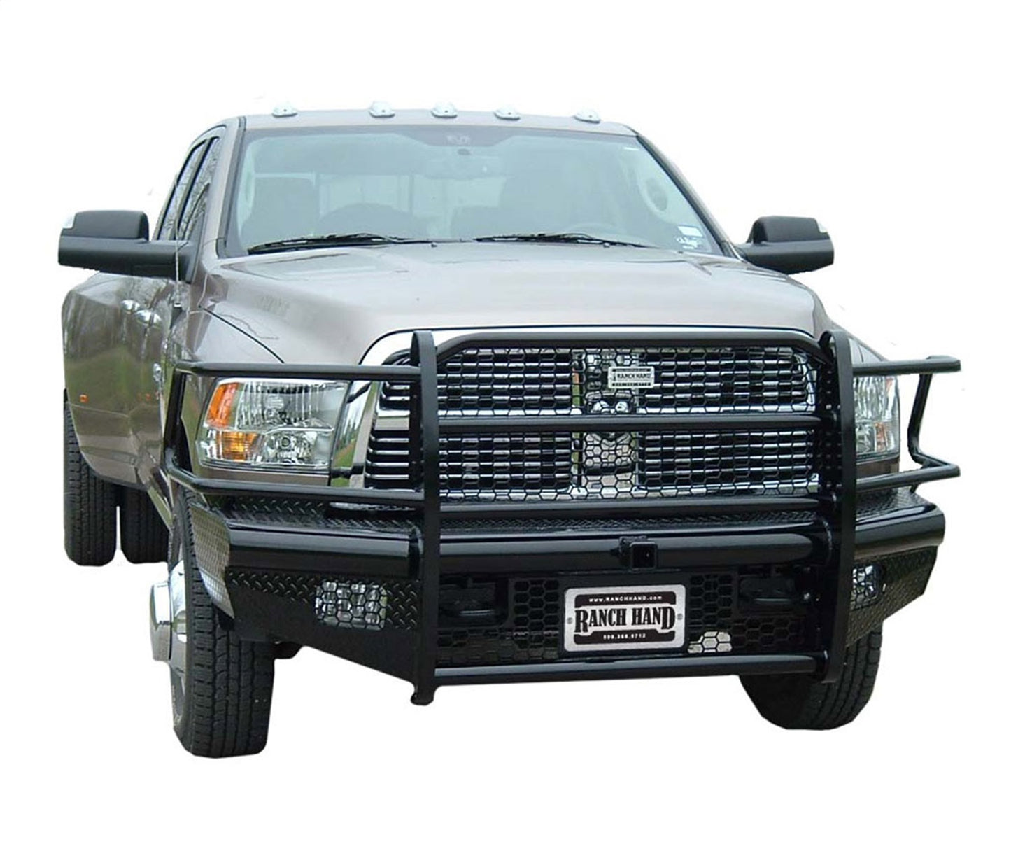 Ranch Hand Legend Series Front Bumper with Grille Guard for Dodge/Ram Pickups (2010-2018) - FBD101BLRS
