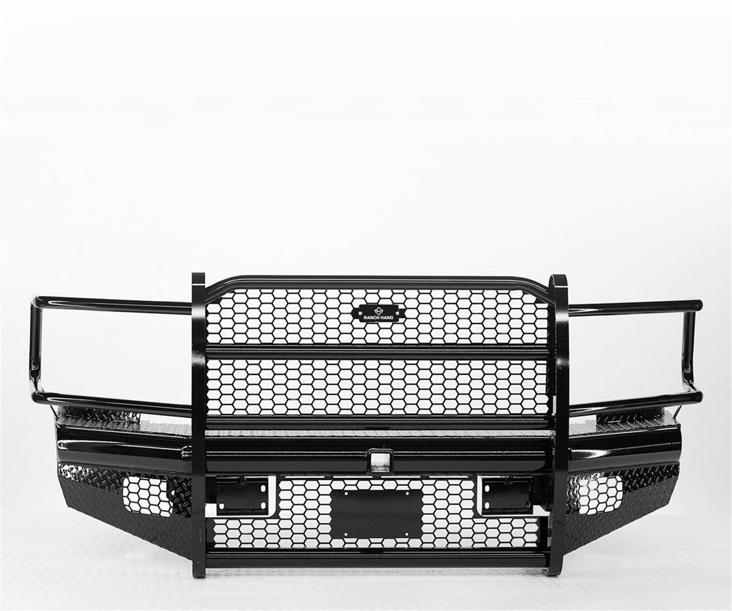 Ranch Hand Legend Series Front Bumper with Grille Guard for Dodge/Ram Pickups (2010-2018) - FBD101BLRS