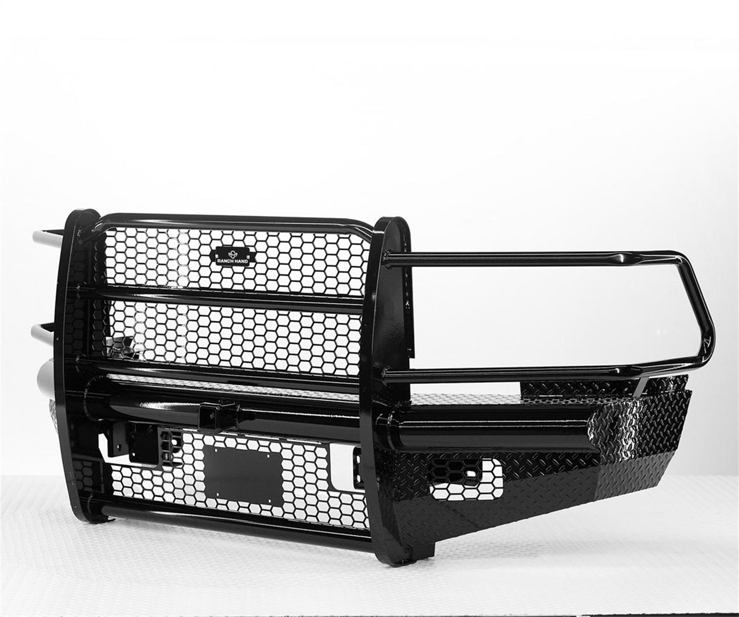 Ranch Hand Legend Series Front Bumper with Grille Guard for Dodge/Ram Pickups (2010-2018) - FBD101BLRS