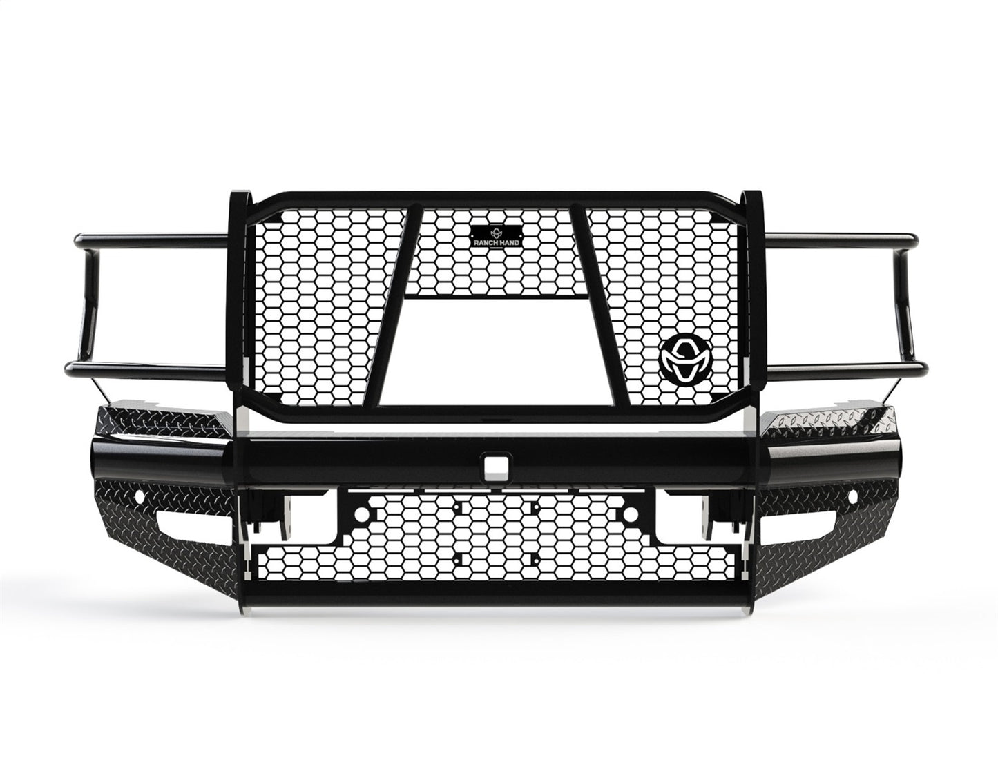 Ranch Hand Legend Series Front Bumper with Grille Guard with Camera Cutout for RAM 2500/3500 (2019-2023) - FBD191BLRC