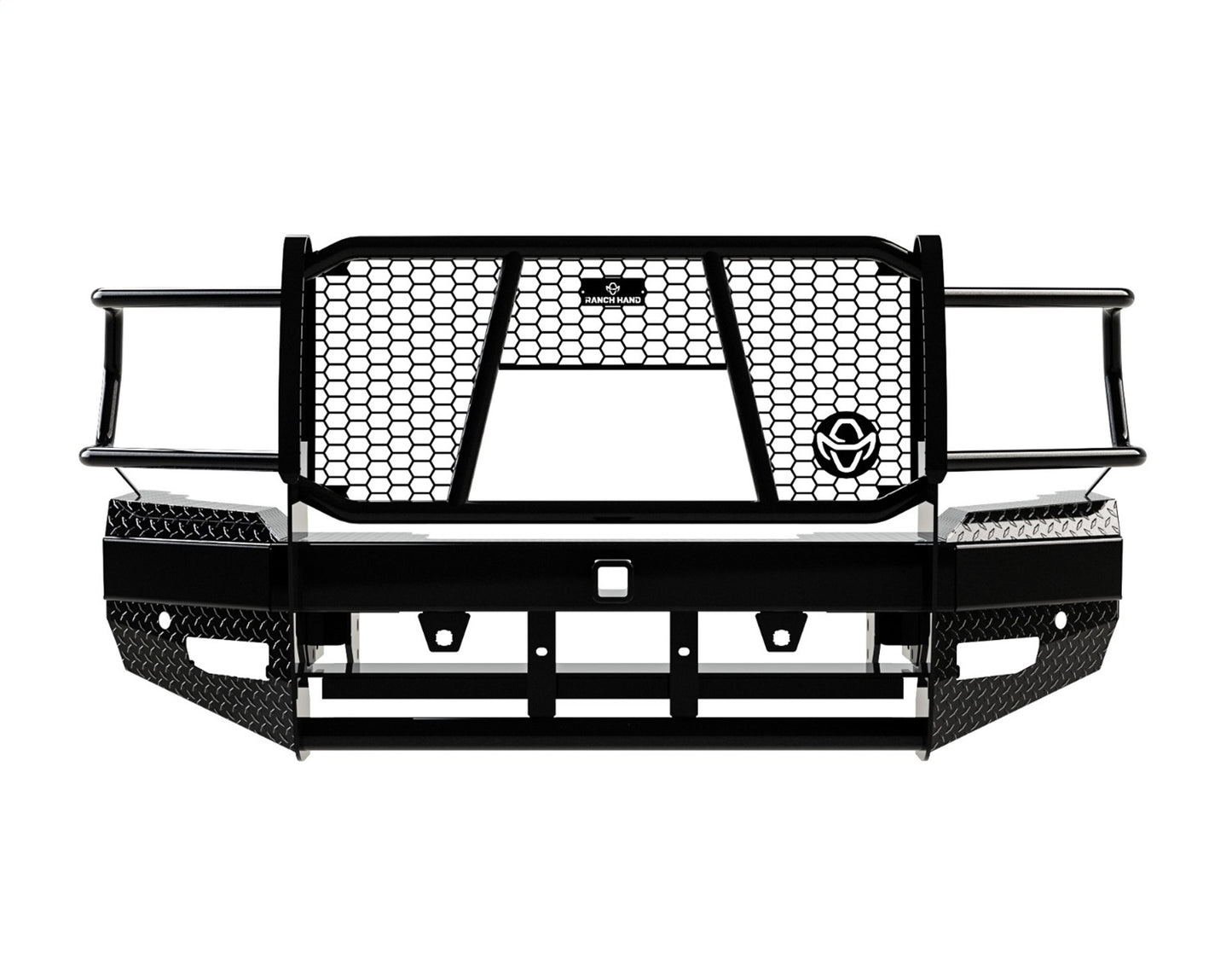 Ranch Hand Sport Series Front Bumper with Grille Guard for RAM 2500/3500 (2019-2024) - FBD195BLRC
