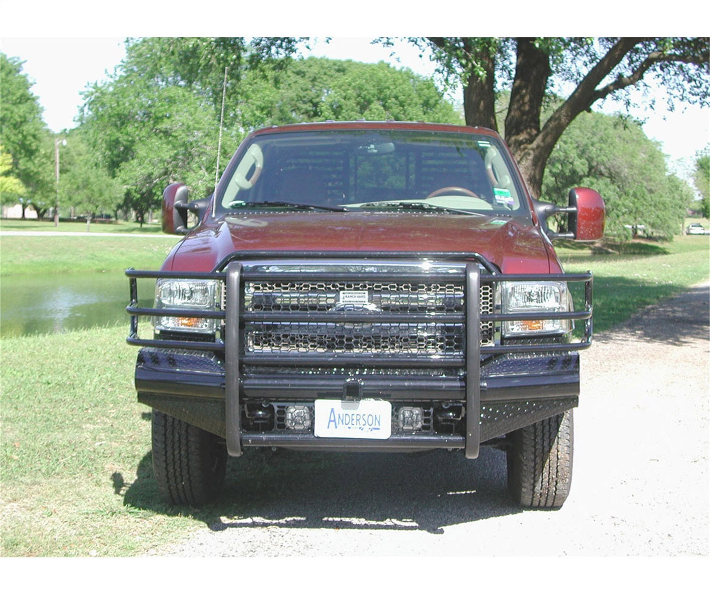 Ranch Hand Legend Series Front Bumper with Grille Guard for Ford Super Duty, Ford Excursion (2005-2007) - FBF051BLR