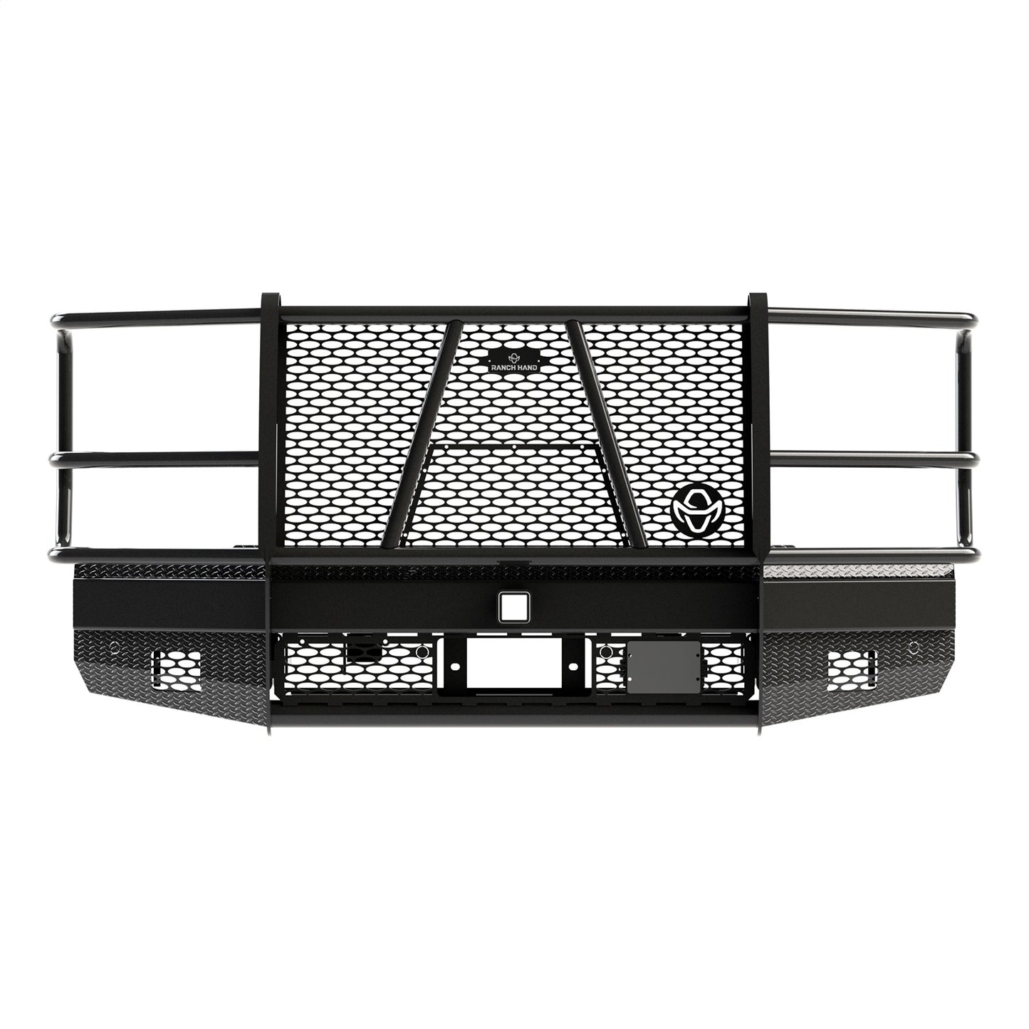 Ranch Hand Sport Series Front Bumper with Grille Guard for Ford Super Duty (2023-2026) - FBF235BLR