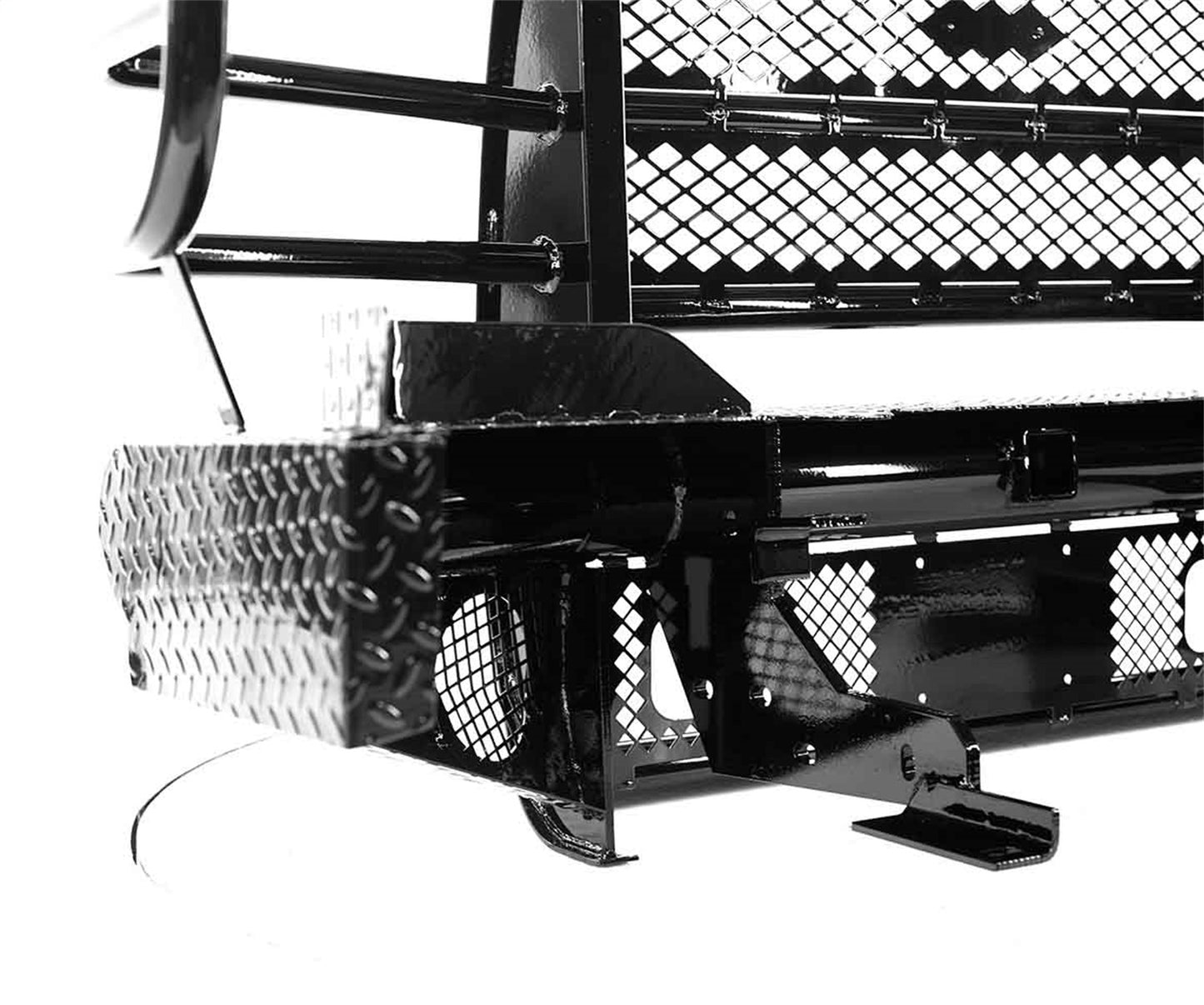 Ranch Hand Legend Series Front Bumper with Grille Guard for GMC Sierra 1500, GMC Sierra HD (2003-2007) - FBG031BLR