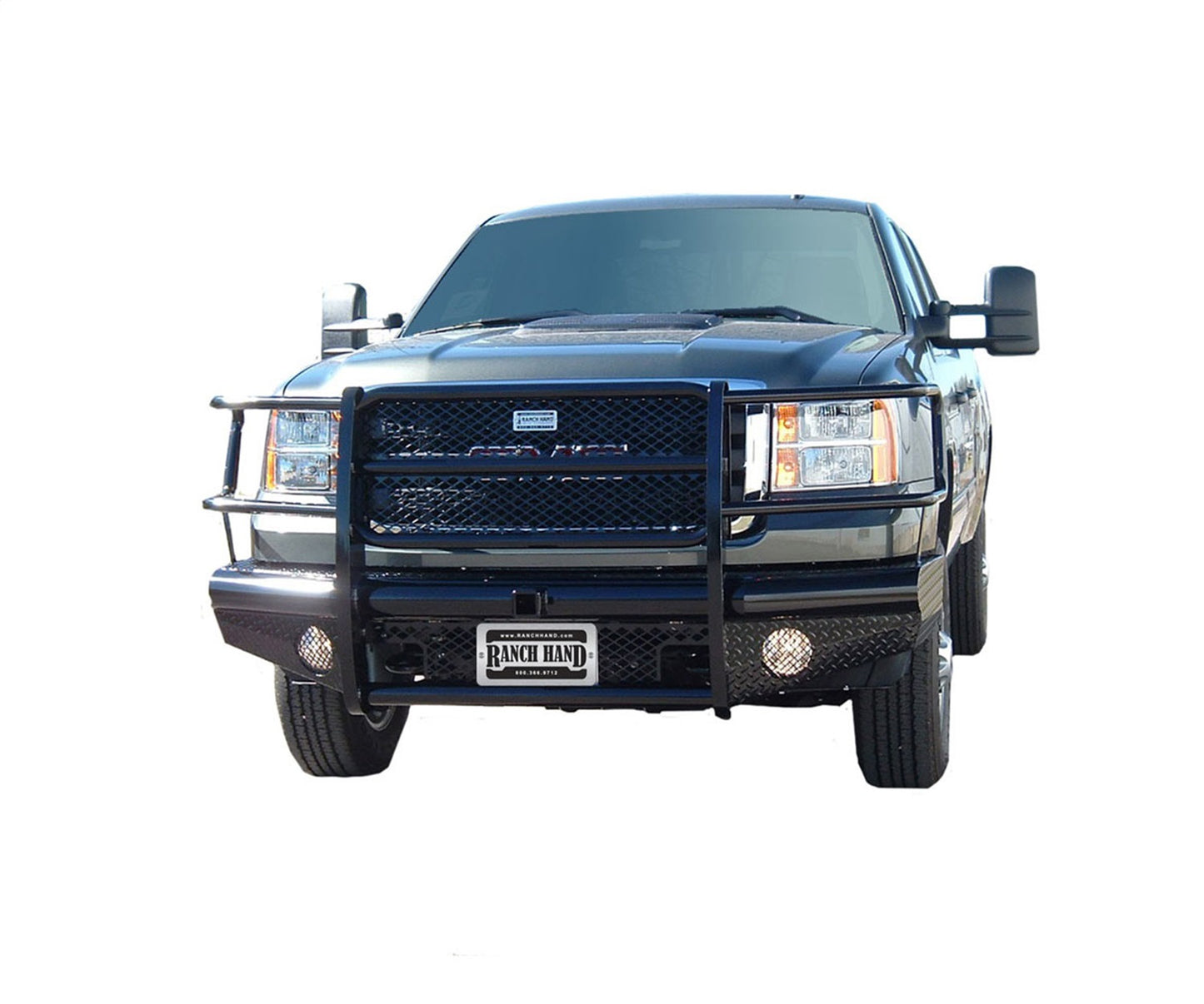 Ranch Hand Legend Series Front Bumper with Grille Guard for GMC Sierra HD (2011-2014) - FBG111BLR