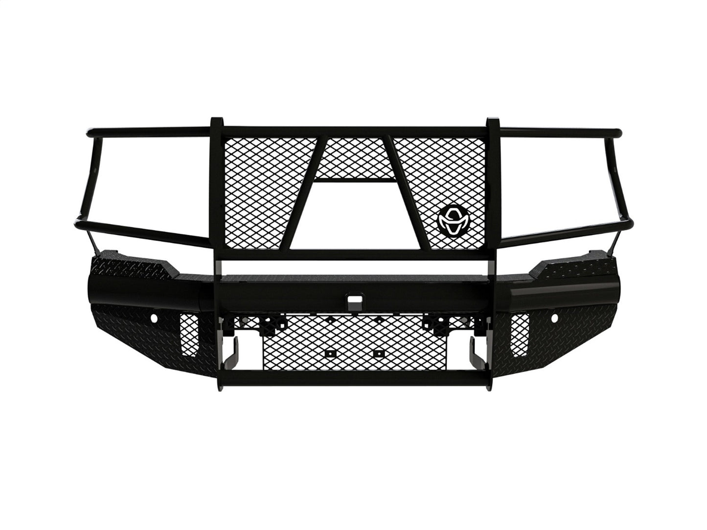Ranch Hand Legend Series Front Bumper with Grille Guard with Camera Cutout for GMC Sierra HD (2020-2023) - FBG201BLRC