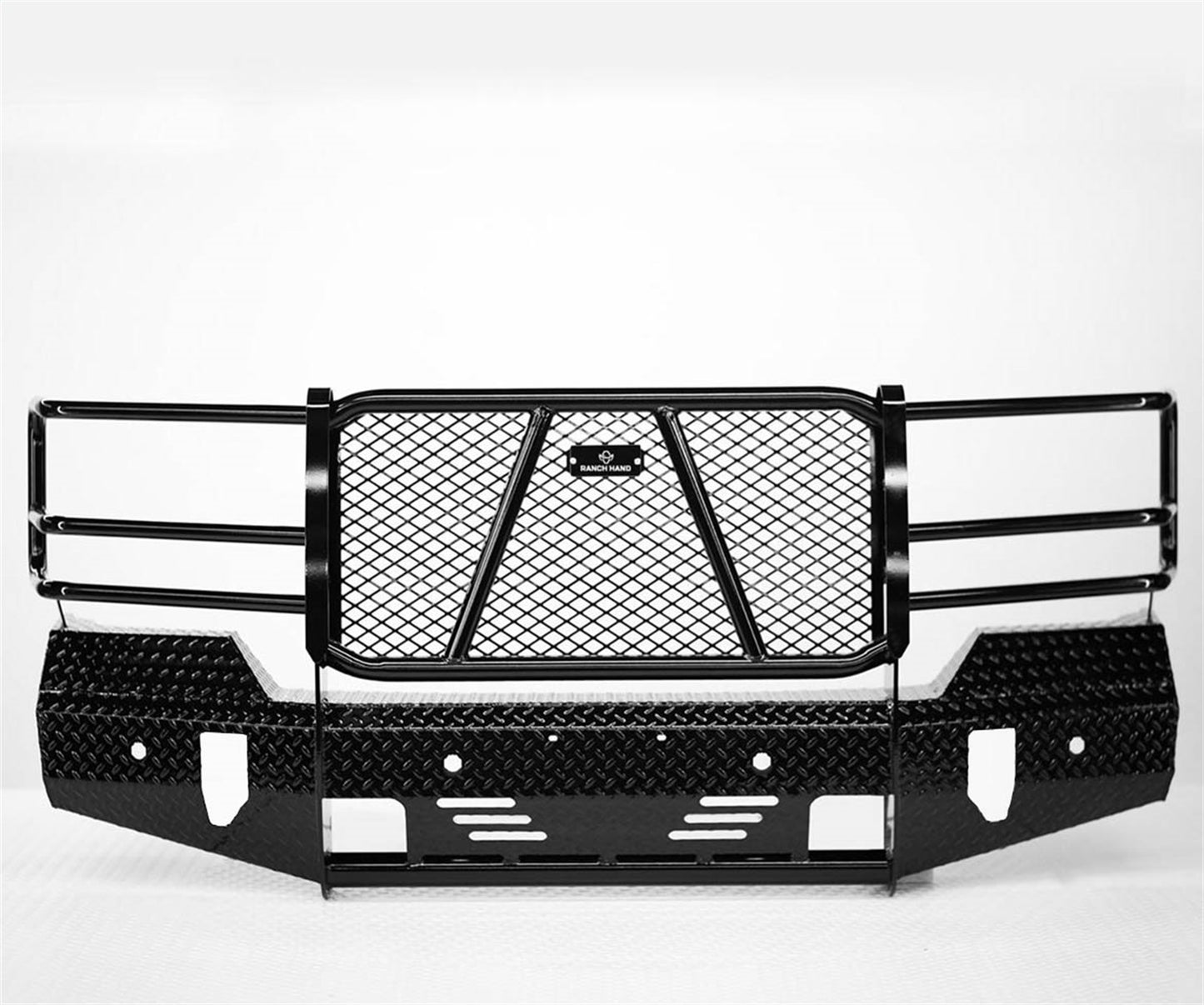 Ranch Hand Summit Series Front Bumper with Grille Guard for Chevrolet Silverado 1500 (2016-2019) - FSC16HBL1