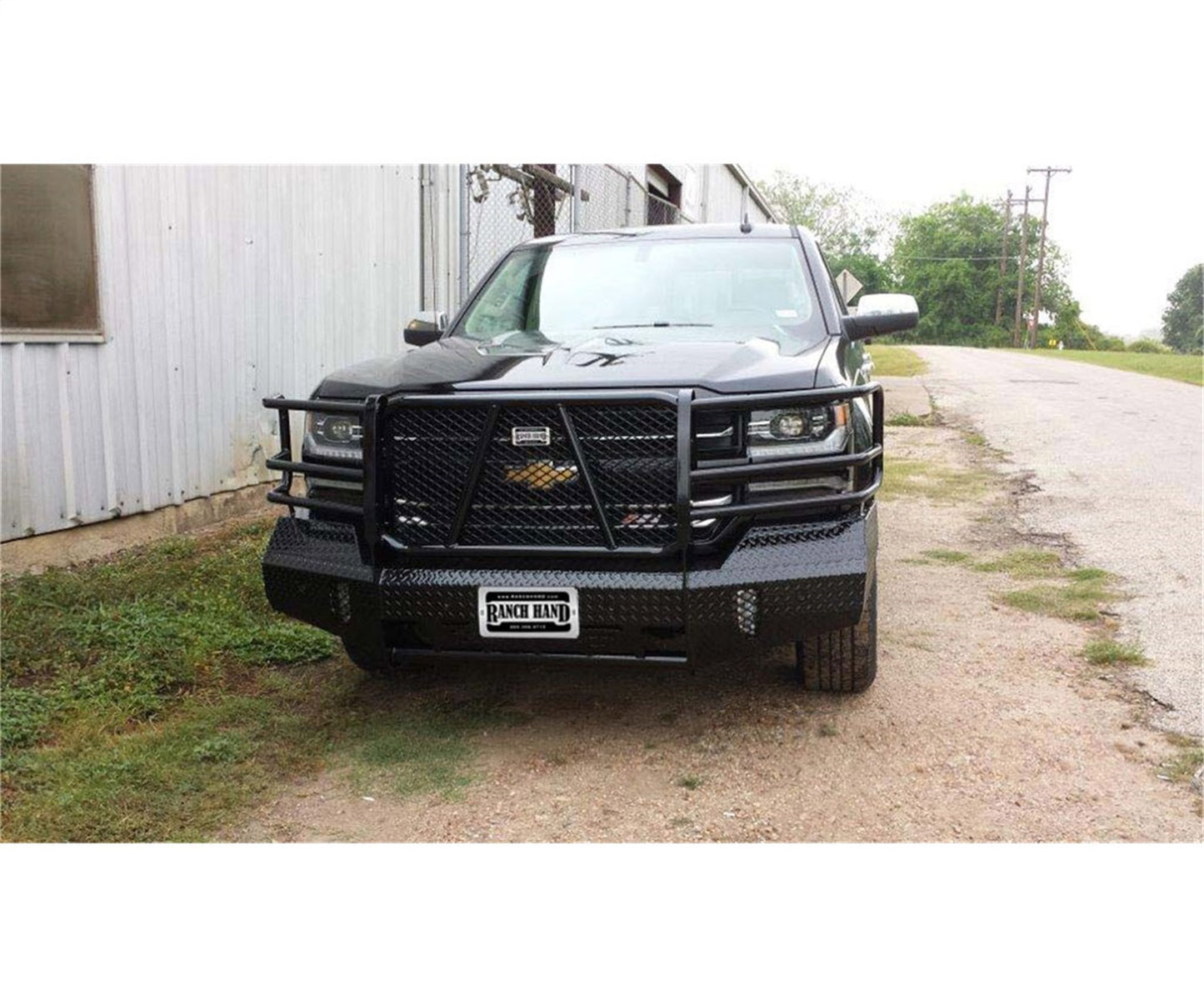 Ranch Hand Summit Series Front Bumper with Grille Guard for Chevrolet Silverado 1500 (2016-2019) - FSC16HBL1
