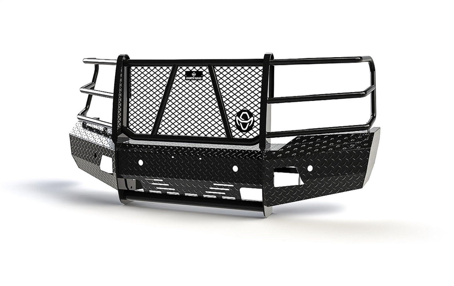 Ranch Hand Summit Series Front Bumper with Grille Guard for Chevrolet Silverado 1500 (2019-2022) - FSC19HBL1