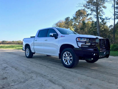 Ranch Hand Summit Series Front Bumper with Grille Guard for Chevrolet Silverado 1500 (2019-2022) - FSC19HBL1