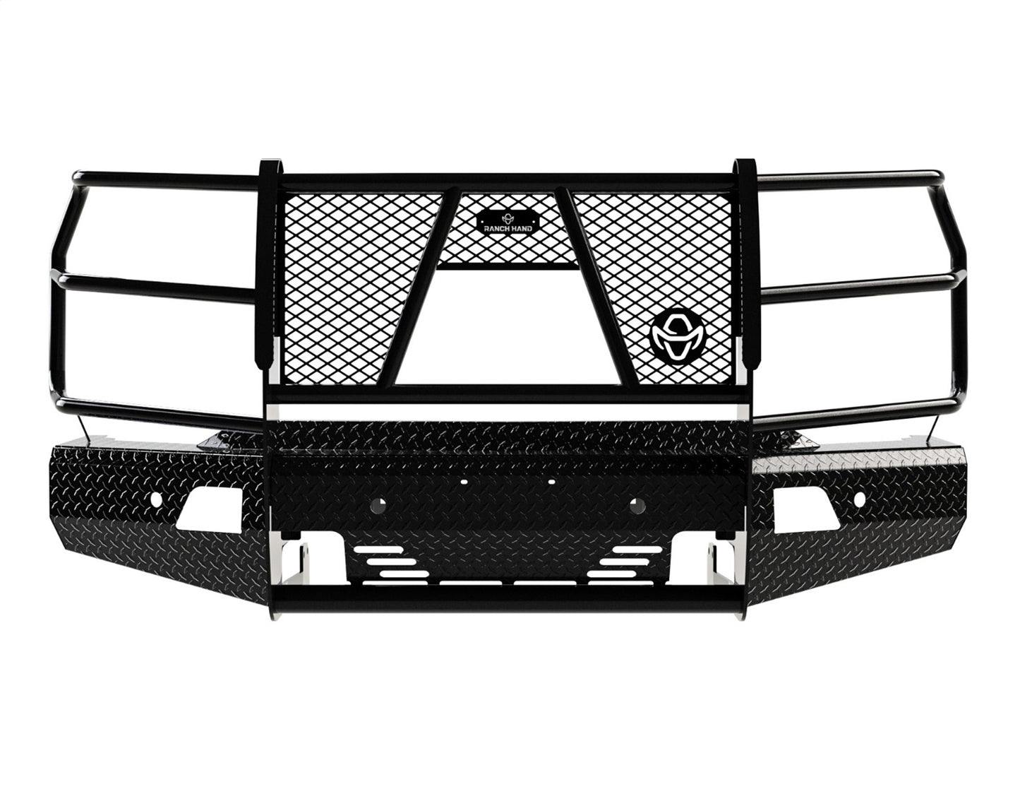 Ranch Hand Summit Series Front Bumper with Grille Guard and Camera Cutout for Chevrolet Silverado HD (2020-2023) - FSC201BL1C