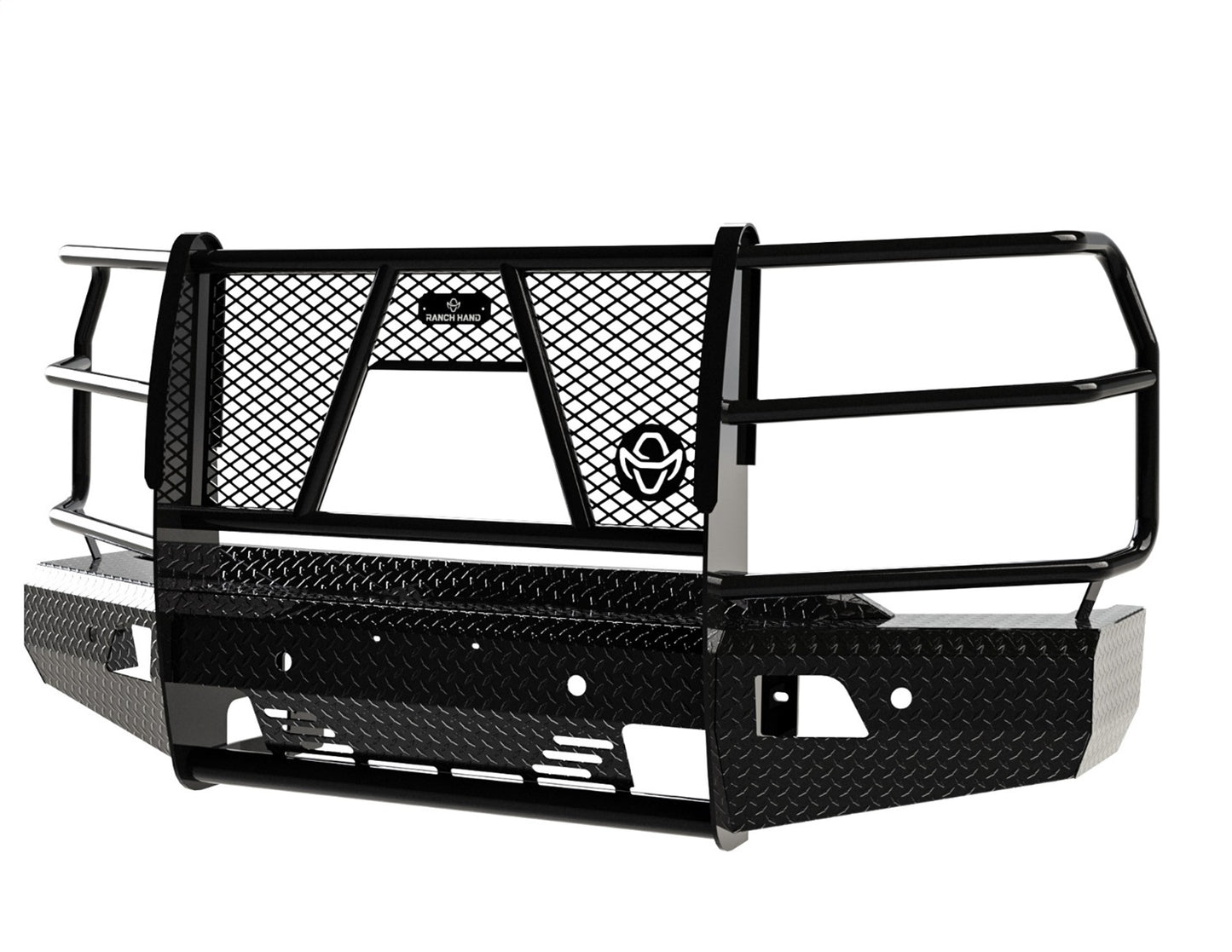 Ranch Hand Summit Series Front Bumper with Grille Guard and Camera Cutout for Chevrolet Silverado HD (2020-2023) - FSC201BL1C