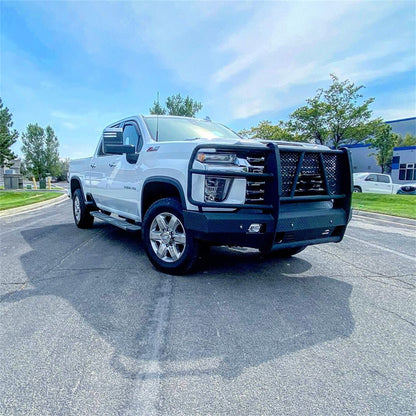 Ranch Hand Summit Series Front Bumper with Grille Guard and Camera Cutout for Chevrolet Silverado HD (2020-2023) - FSC201BL1C