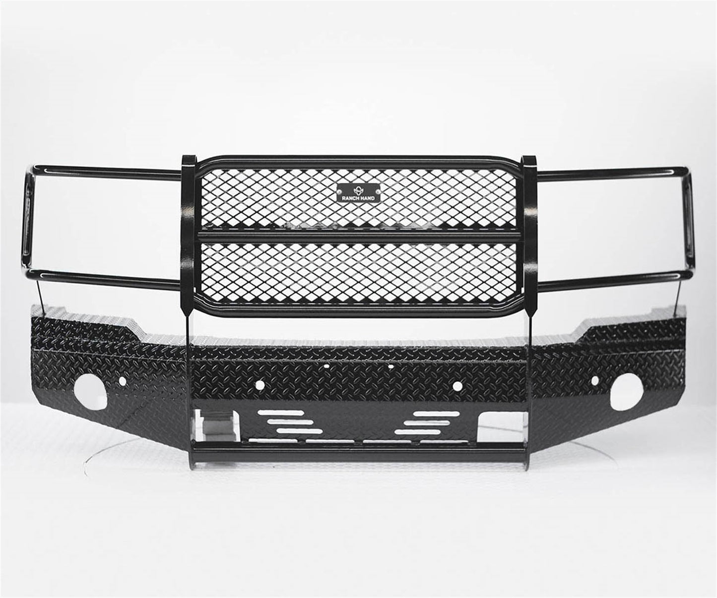 Ranch Hand Summit Series Front Bumper with Grille Guard for GMC Sierra 1500 (2014-2015) - FSG14HBL1