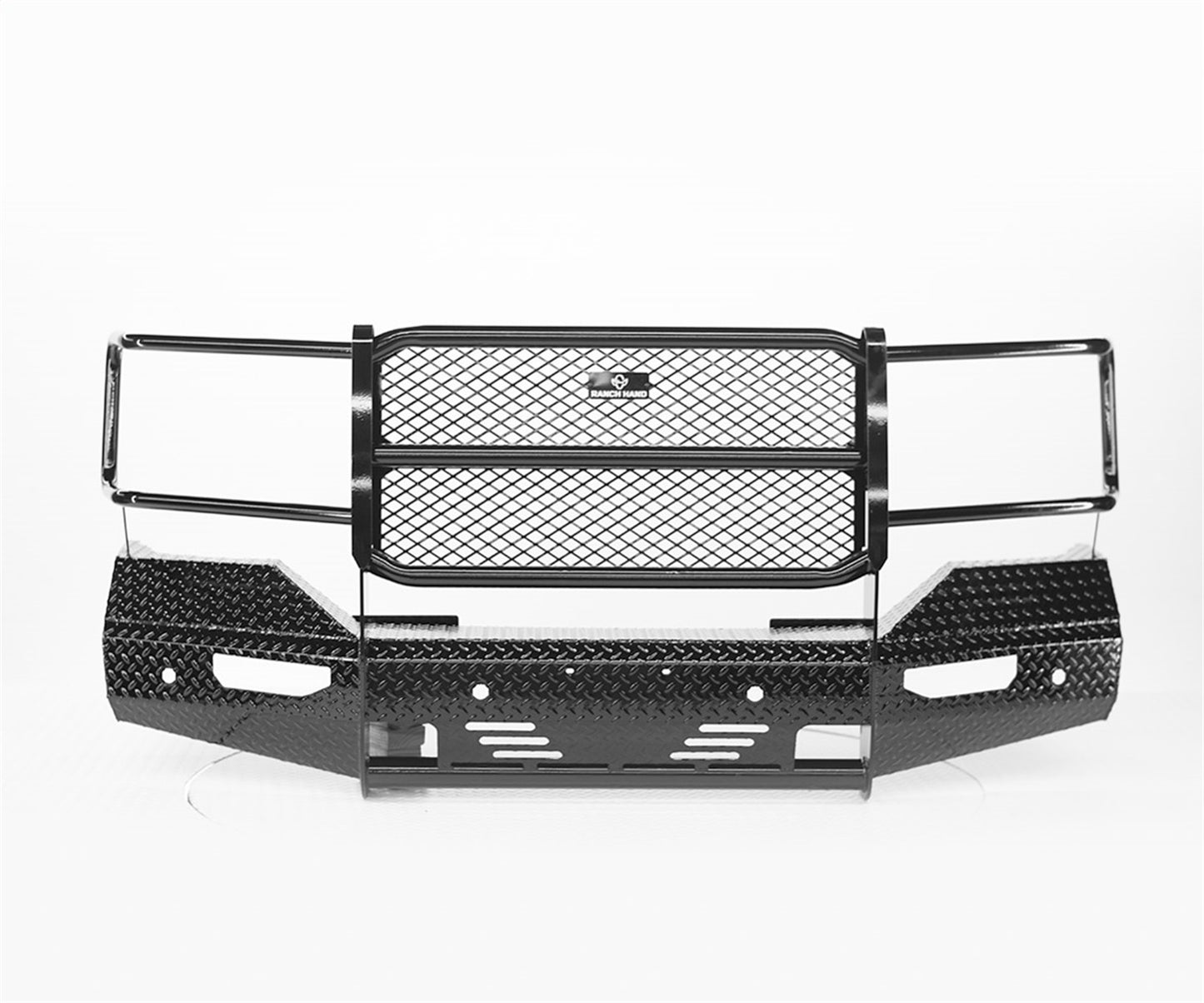 Ranch Hand Summit Series Front Bumper with Grille Guard for GMC Sierra 1500 (2016-2019) - FSG16HBL1