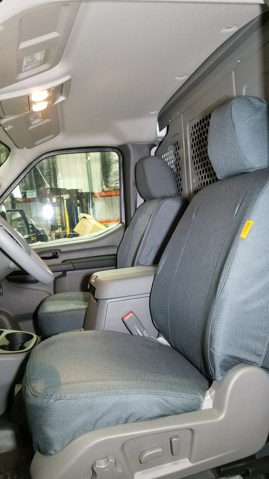Front Bucket Seat Covers for Nissan NV 1500/2500/3500 Cargo Van (2018-2022)