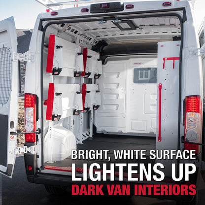 Weather Guard Cargo Van Folding Shelves Kit - 48-in W x 19-in D - 9548-3-01