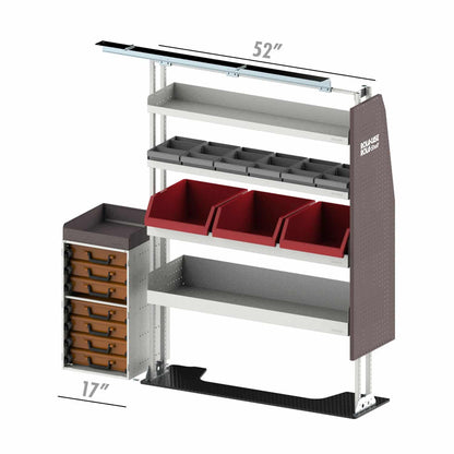 Rola-Case General Bin Package for RAM ProMaster - 136-in WB