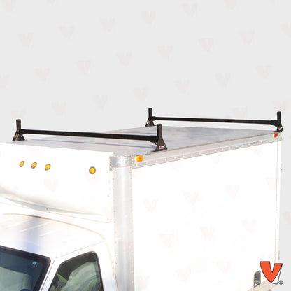 Vantech H1 Ladder Roof Rack for Trailers & Box Trucks - Mount Type: Top Mount | System Width: 94-in to 102-in | System: 2-Bar Rack | Material: Steel | Color: Black