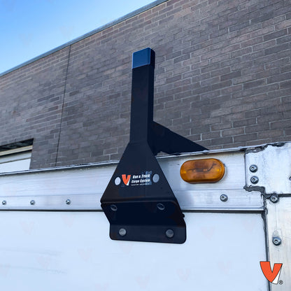 Vantech H1 Ladder Roof Rack for Trailers & Box Trucks - Mount Type: Side Mount | System Width: 70-in to 78-in | System: 2-Bar Rack | Material: Aluminum | Color: White