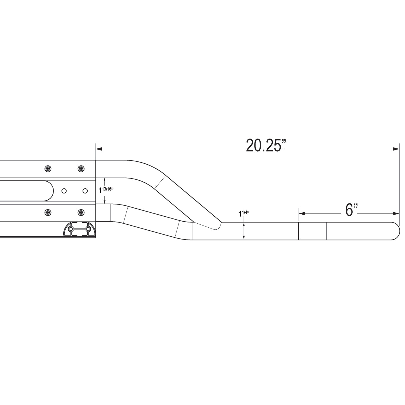 Vantech H2.1 "E" End Option - Cantilever