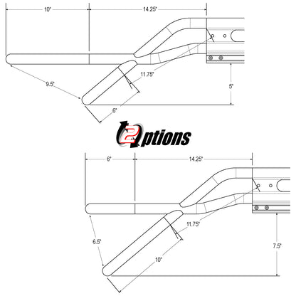 Vantech H2.1 "F" Front End Option - Fog Light Holder