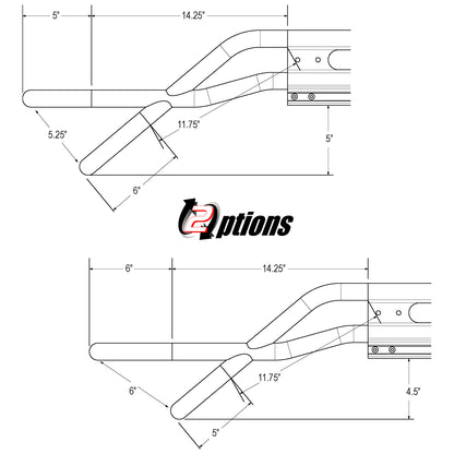 Vantech H2.1 "F" Front End Option - Fog Light Holder