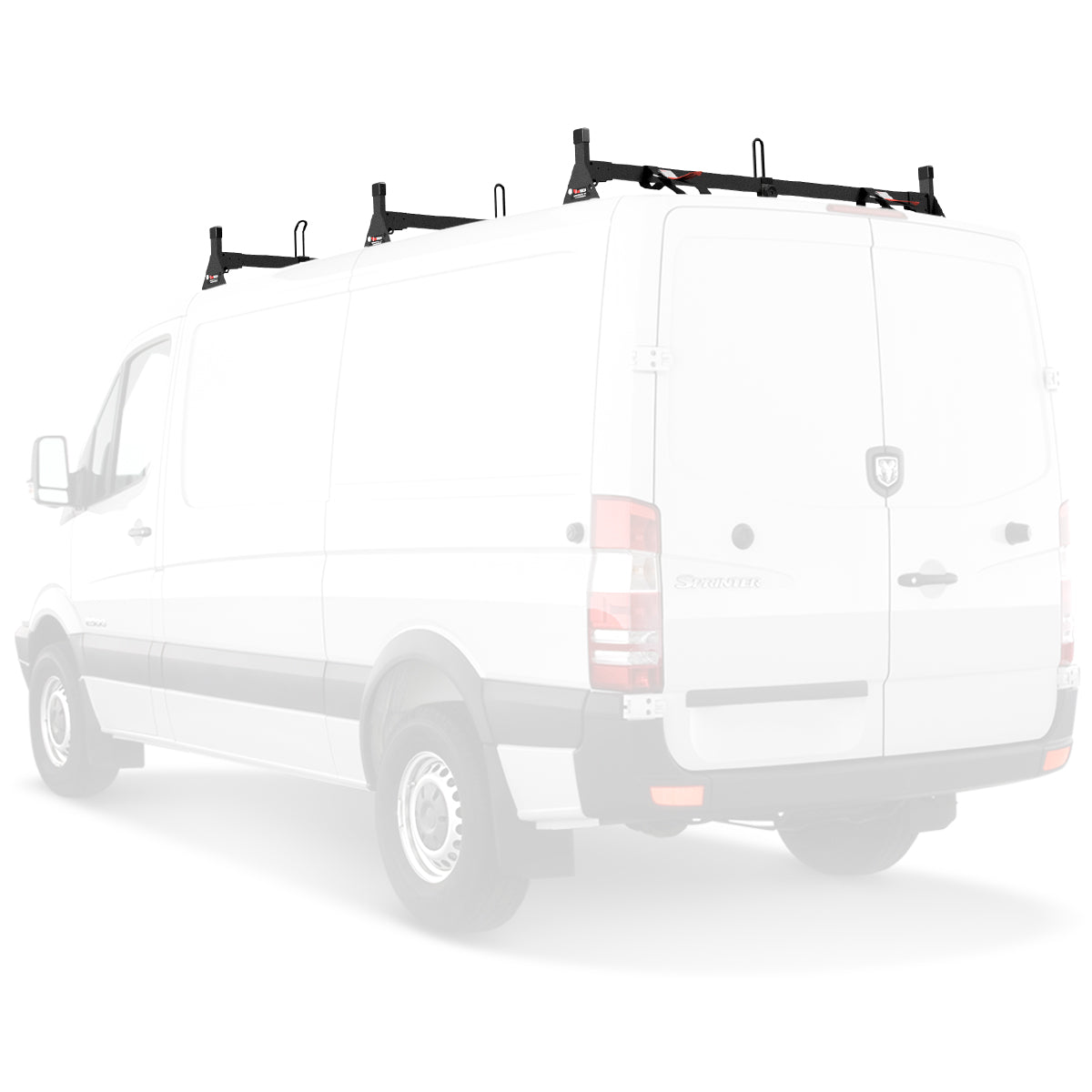 Vantech H1 Ladder Roof Rack For Mercedes-Benz Sprinter - Std Roof