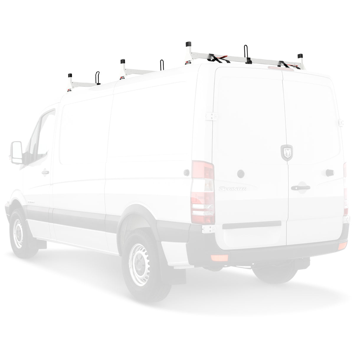 Vantech H1 Ladder Roof Rack For Mercedes-Benz Sprinter - Std Roof