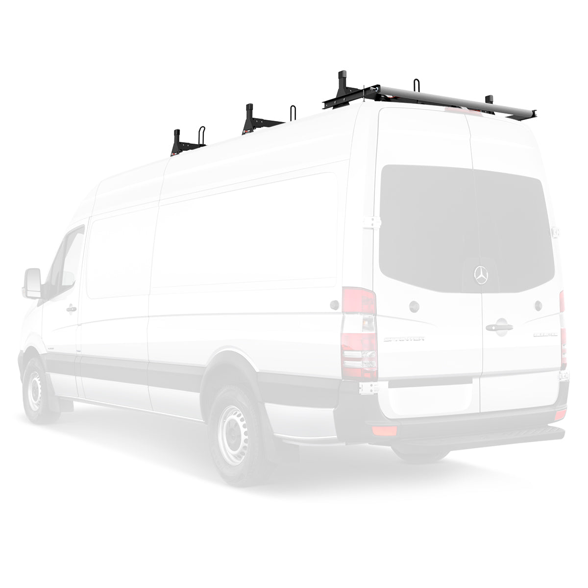 Vantech H1 Ladder Roof Rack For Mercedes-Benz Sprinter - High Roof