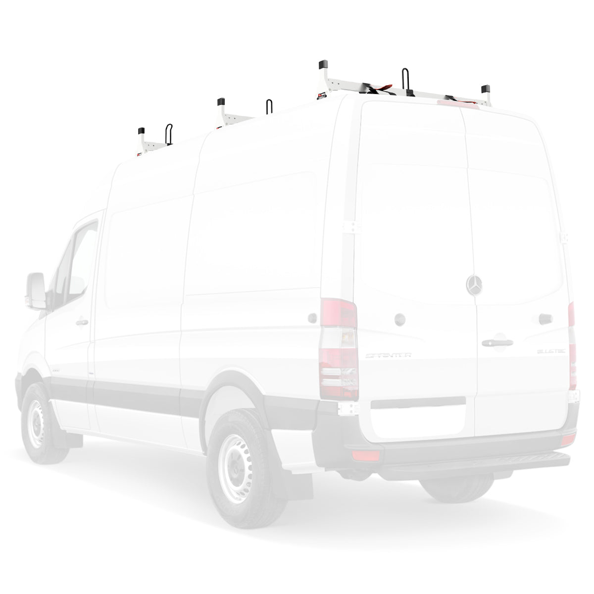Vantech H1 Ladder Roof Rack For Mercedes-Benz Sprinter - High Roof