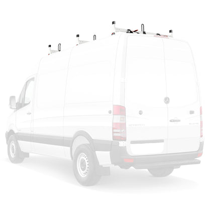 Vantech H1 Ladder Roof Rack For Mercedes-Benz Sprinter - High Roof